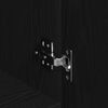 vidaXL Alacena Roble Negro 70 x 31 x 115 cm Madera contrachapada