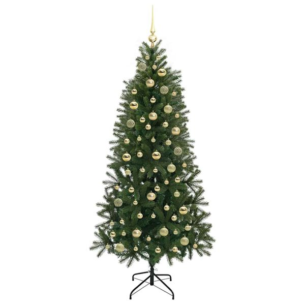 vidaXL &Aacute;rbol de Navidad artificial con 300 LED Verde 180 cm PE y PVC
