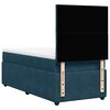vidaXL Cama box spring con colch&oacute;n terciopelo azul 100x200 cm