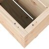 vidaXL Jardinera madera maciza de pino 90x60x49,5 cm