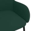vidaXL Sillas de comedor 2 unidades terciopelo verde oscuro