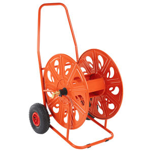 vidaXL Carrito carrete para manguera de 140 m 3/4" acero