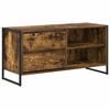 vidaXL Gabinete de TV 100 x 36 x 49,5 cm Roble Ahumado