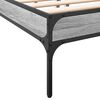 vidaXL Estructura cama madera ingenier&iacute;a metal gris Sonoma 120x190 cm