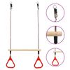 vidaXL Columpio trapecio con anillas