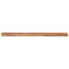 vidaXL Estante pared rectangular madera acacia borde vivo 140x20x2,5cm