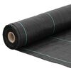 vidaXL Membrana para malezas PP negra 0,5x50 m