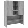 vidaXL Armario de lavadora gris sonoma 70,5x25,5x90 cm