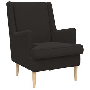 vidaXL Sill&oacute;n Negro Boucl&eacute;
