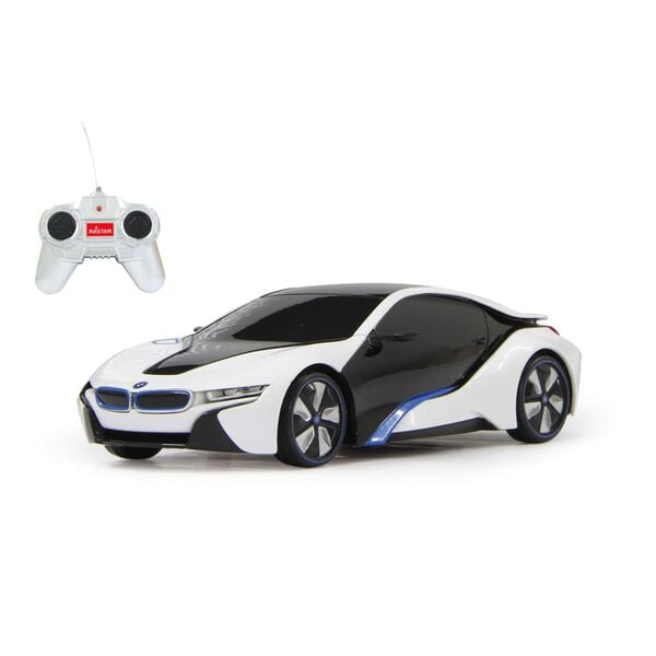 Jamara Superdeportivo teledirigido BMW I8 blanco 2,4 GHz 1:24