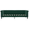 vidaXL Sof&aacute; cama nido terciopelo verde oscuro 80x200 cm