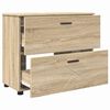 vidaXL Gabinete de Ba&ntilde;o con caj&oacute;n Roble Sonoma 76,5 x 35 x 64 cm