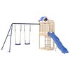 vidaXL Parque infantil de exterior de madera maciza de pino