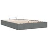 vidaXL Estructura cama otomana sin colchón tela gris oscuro 140x190cm