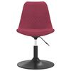 vidaXL Sillas de comedor giratorias 6 unidades terciopelo rojo tinto