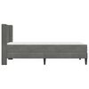 vidaXL Estructura de cama Gris oscuro 80 x 200 cm Terciopelo