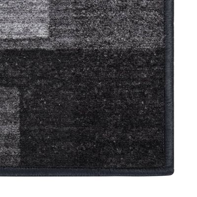 vidaXL Alfombra de pasillo antideslizante gris antracita 100x450 cm