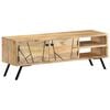 vidaXL Mueble para TV de 110x30x40 cm, madera maciza de mango