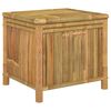 vidaXL Caja de almacenaje de jard&iacute;n bamb&uacute; 60x52x55 cm