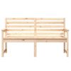 vidaXL Banco de jardín madera maciza de pino 159,5x48x91,5 cm