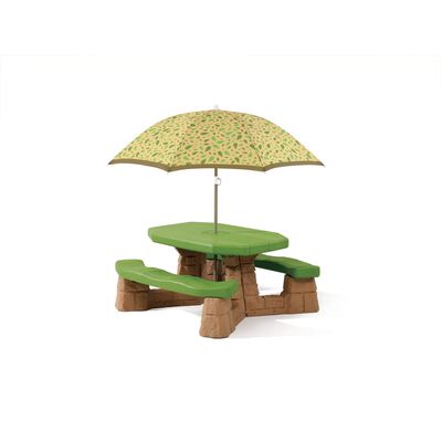 Mesa de picnic + sombrilla Step2