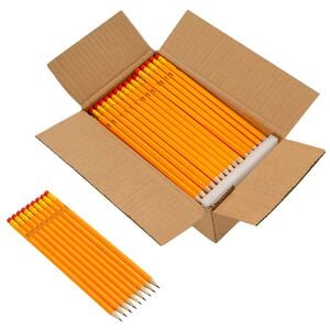 vidaXL L&aacute;pices HB 1000 pcs &Oslash; 0,7 x 18,5 cm Amarillo