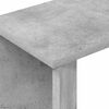 vidaXL Mesa Auxiliar Gris Concreto 35 x 25 x 50 cm