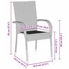 vidaXL Conjunto de Comedor de Jard&iacute;n 5 pcs Gris