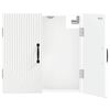 vidaXL Armario para dianas HOORN Blanco 52,5 x 10,5 x 53,5 cm