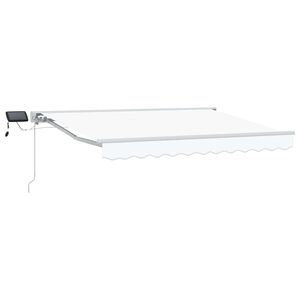 vidaXL Armaz&oacute;n de toldo manual con LEDs 2,5 x 2 m
