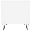 vidaXL Mesa de centro madera contrachapada blanco 60x44,5x45 cm