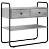 vidaXL Mesa Consola Sonoma gris 100 x 40 x 75 cm Madera de ingenier&iacute;a