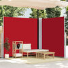 vidaXL Toldo lateral retr&aacute;ctil rojo 200x600 cm