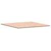 vidaXL Tablero de mesa cuadrado de madera maciza de haya 80x80x1,5 cm