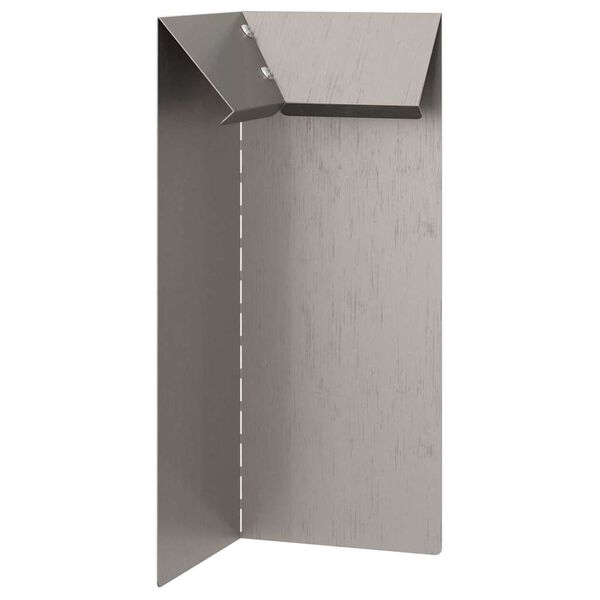 vidaXL Valla para caracoles Oxidado 10 x 10 x 25 cm