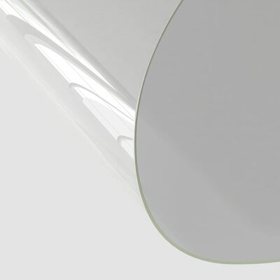 vidaXL Protector de mesa PVC transparente Ø 60 cm 2 mm