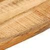 vidaXL Tablero de mesa borde natural madera maciza mango 40x40x2,5 cm