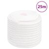 vidaXL Cuerda de barco polipropileno blanco intenso 16 mm 25 m