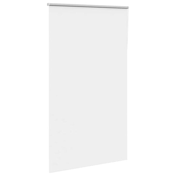 vidaXL Estor Enrollable Opaco Blanco 125x230 cm Tela Ancho 121,6cm