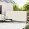 vidaXL Toldo lateral retr&aacute;ctil para patio crema 600x160 cm