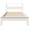 vidaXL Cama con estanter&iacute;a sin colch&oacute;n madera maciza de pino 90x190 cm