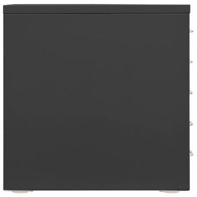 vidaXL Armario de oficina de metal gris antracita 28x35x35 cm