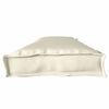 vidaXL Coj&iacute;n para palet Crema 180 x 40 x 8 cm Tela Oxford