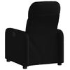 vidaXL Sill&oacute;n reclinable el&eacute;ctrico de tela negro