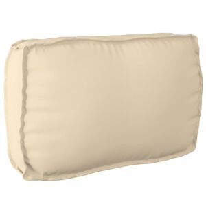 vidaXL Coj&iacute;n Tela Oxford Beige 70 x 40 x 12 cm