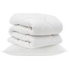 vidaXL Edred&oacute;n con almohada 2 uds. Blanco Microfibra