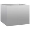 vidaXL Jardinera 100x100x80 cm de acero galvanizado