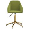 vidaXL Sillas de comedor giratorias 6 unidades terciopelo verde claro