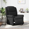 vidaXL Sillón reclinable de masaje eléctrico negro brillante