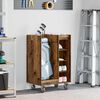 vidaXL Armario de Golf con rueda Liso Madera vieja 65 x 45 x 98 cm